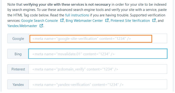 Site verification. Verify name with &.